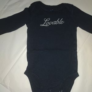 Infant girls long sleeve onesie.   10/$15
